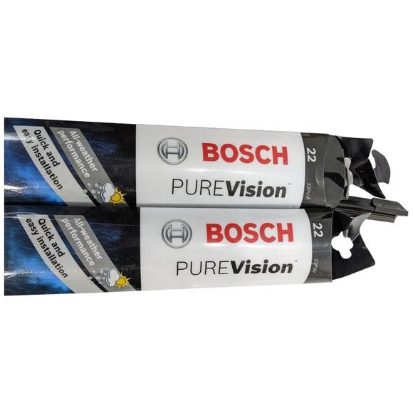 Bosch Windshield Wiper Blades Pure Vision 22" 22PUV 22 Inch Purevision - Picture 1 of 9